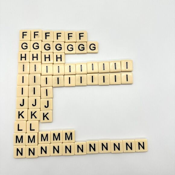 Bananagrams Replacement Tiles Various Letters 229 Total Crafting Scrapbook - Picture 3 of 4